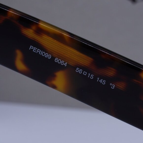 Palm Angels PERI099 HOLLYWOOD 6064 Cat Eye Sunglasses - Havana/Brown - Picture 9 of 11